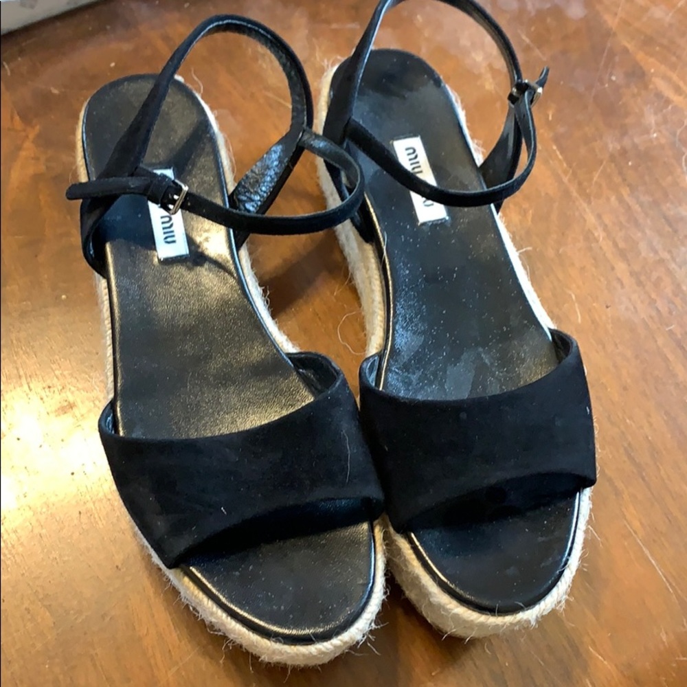 Miu Miu platform sandal
